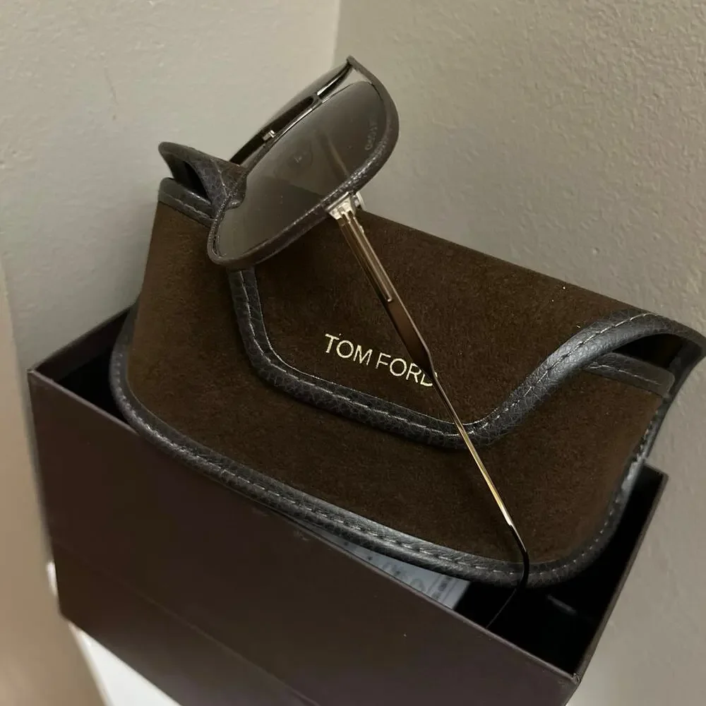 Tom Ford Jessie 50MM Aviator metal Sunglasses $1300